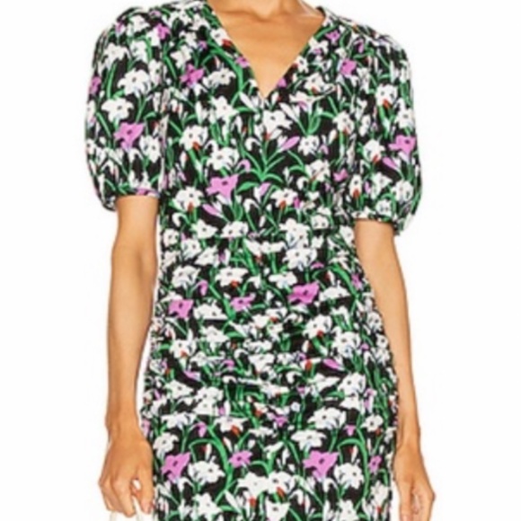 Veronica Beard Dresses & Skirts - NWT Veronica Beard Cotton Floral Short-sleeve Janis Dress